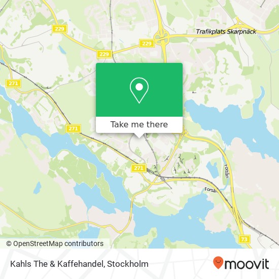 Kahls The & Kaffehandel map