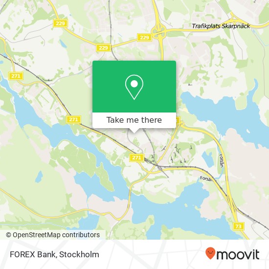 FOREX Bank map