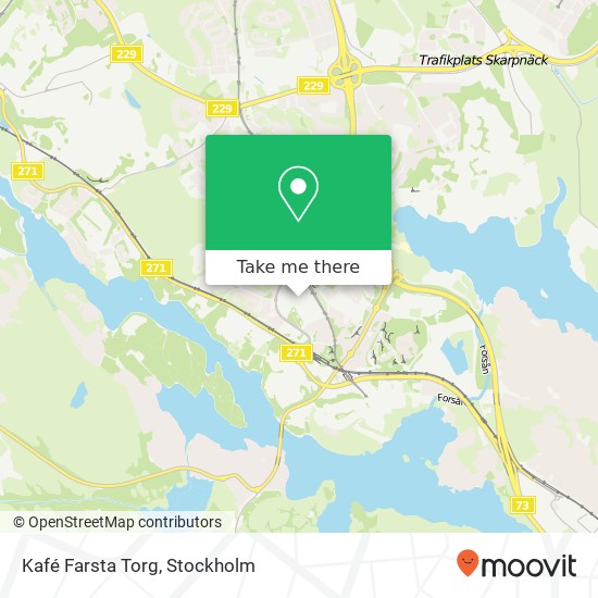 Kafé Farsta Torg map