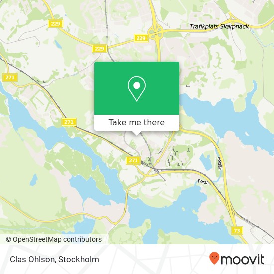 Clas Ohlson map