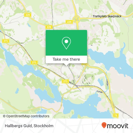 Hallbergs Guld map