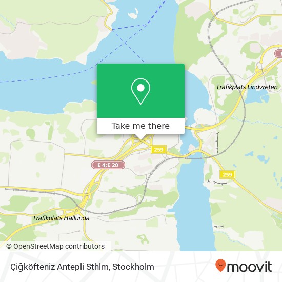 Çiğköfteniz Antepli Sthlm map