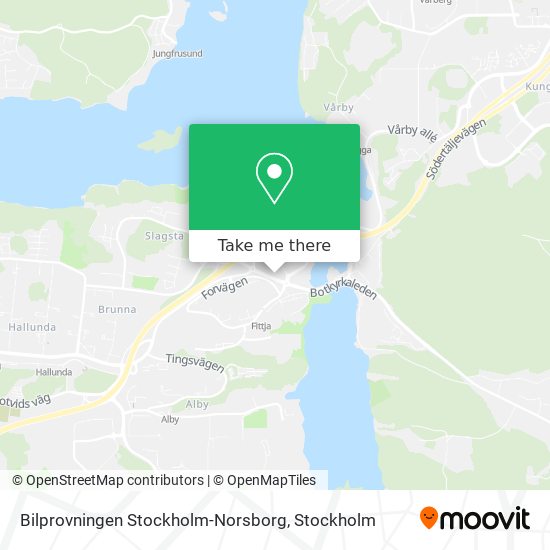 Bilprovningen Stockholm-Norsborg map