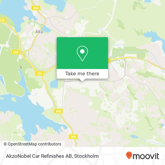 AkzoNobel Car Refinishes AB map