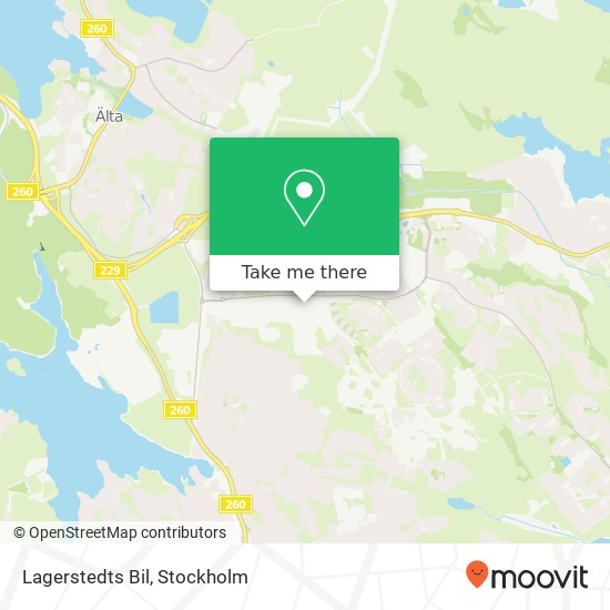 Lagerstedts Bil map