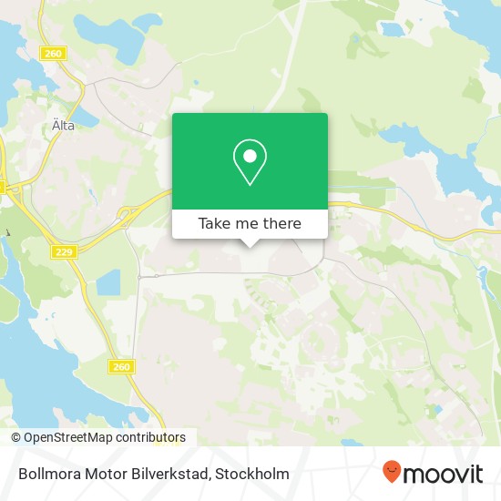 Bollmora Motor Bilverkstad map