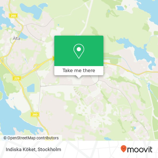 Indiska Köket map