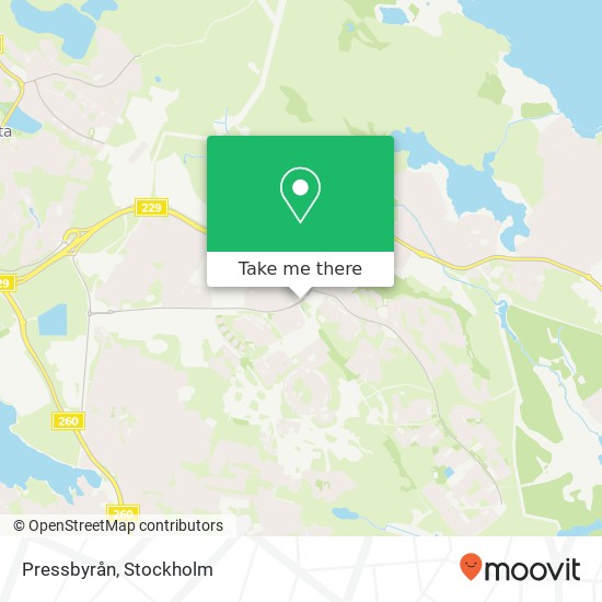 Pressbyrån map