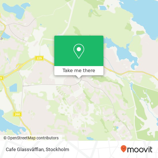 Cafe Glassvåfflan map