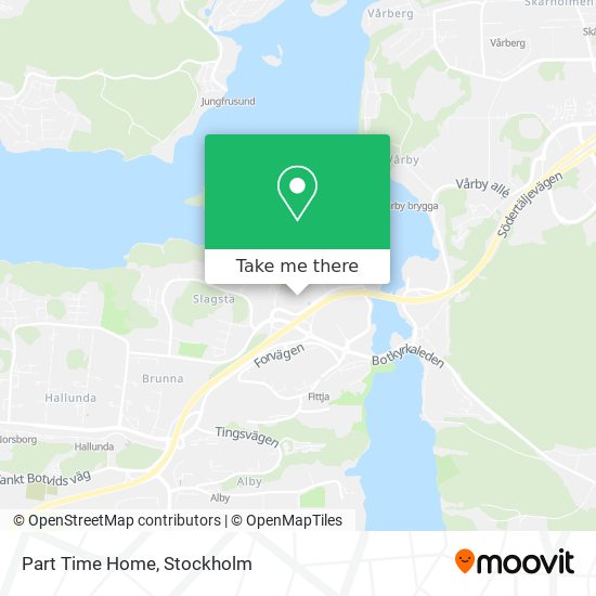 Part Time Home map