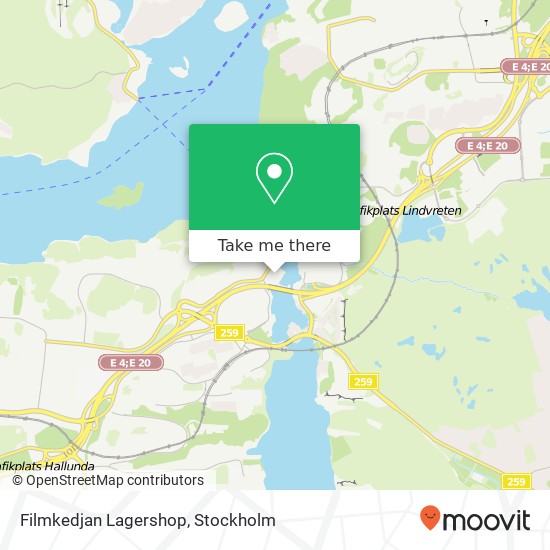 Filmkedjan Lagershop map