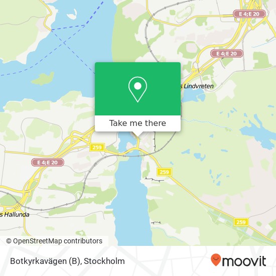 Botkyrkavägen map