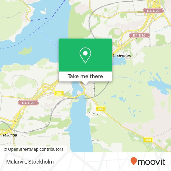 Mälarvik map