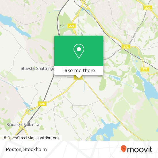 Posten map