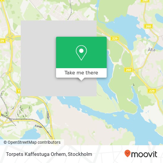 Torpets Kaffestuga Orhem map