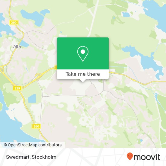 Swedmart map