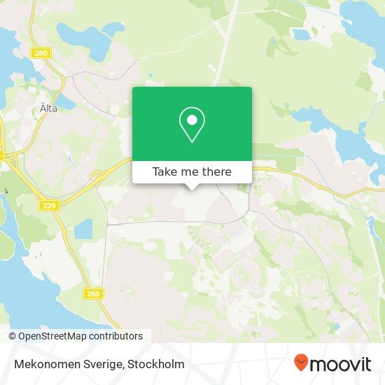 Mekonomen Sverige map