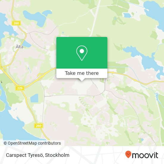 Carspect Tyresö map