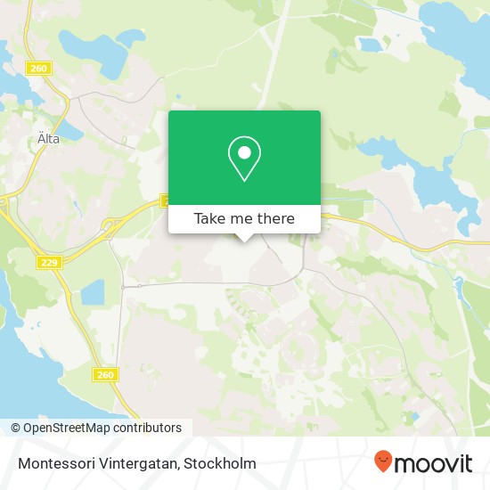 Montessori Vintergatan map