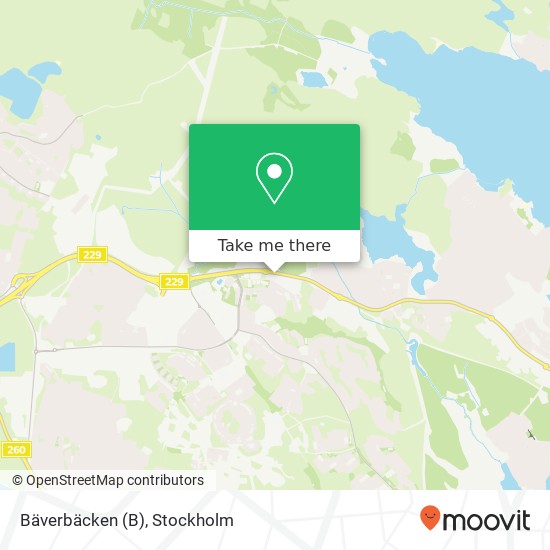 Bäverbäcken map