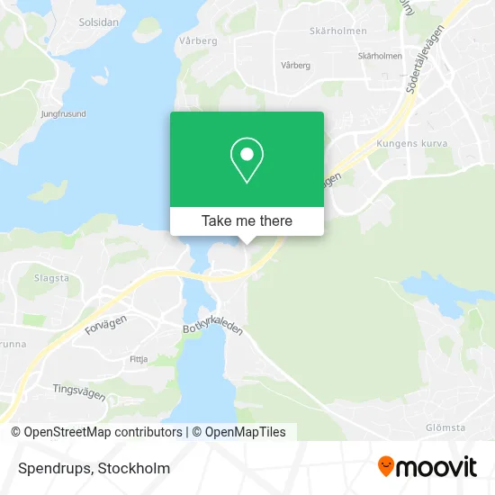 Spendrups map