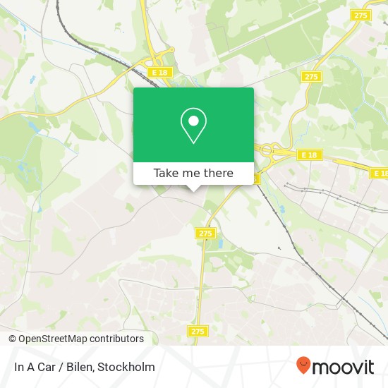 In A Car / Bilen map