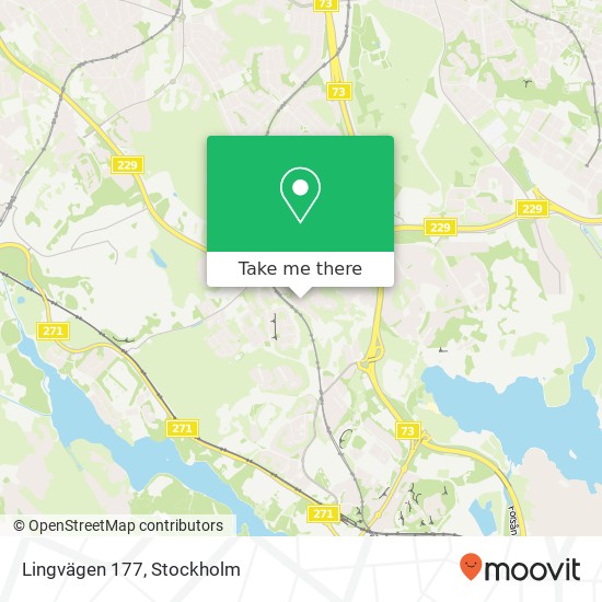 Lingvägen 177 map