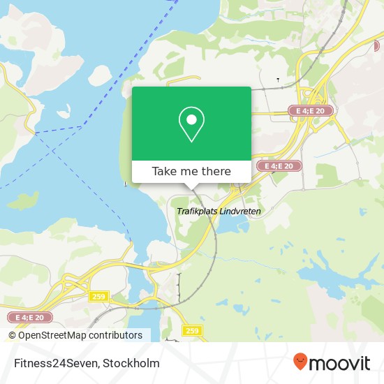 Fitness24Seven map