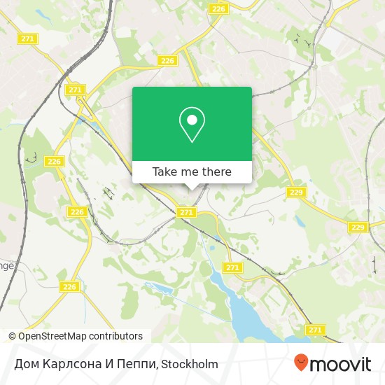 Дом Карлсона И Пеппи map