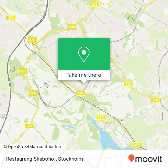 Restaurang Skebohof map