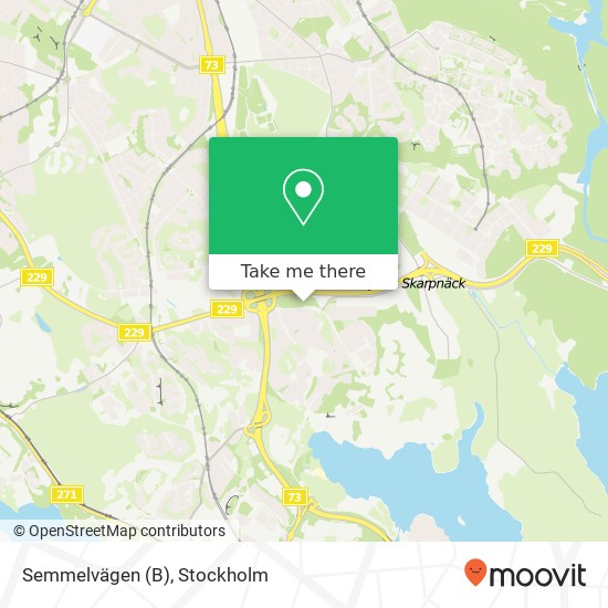 Semmelvägen (B) map