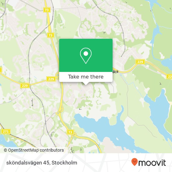 sköndalsvägen 45 map