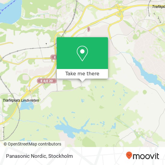 Panasonic Nordic map