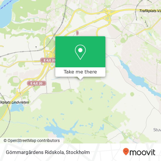 Gömmargårdens Ridskola map