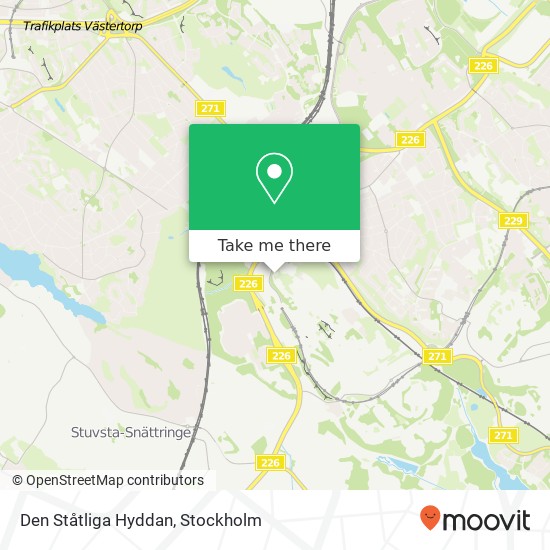 Den Ståtliga Hyddan map