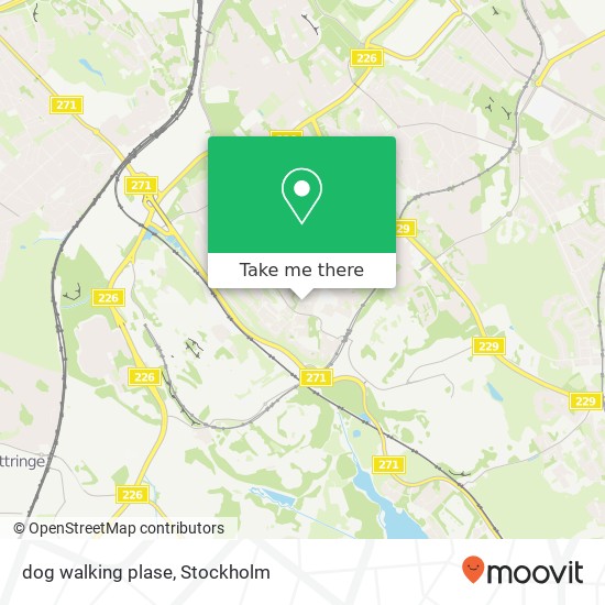 dog walking plase map