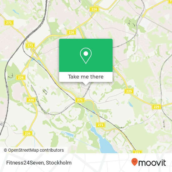 Fitness24Seven map