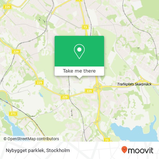 Nybygget parklek map