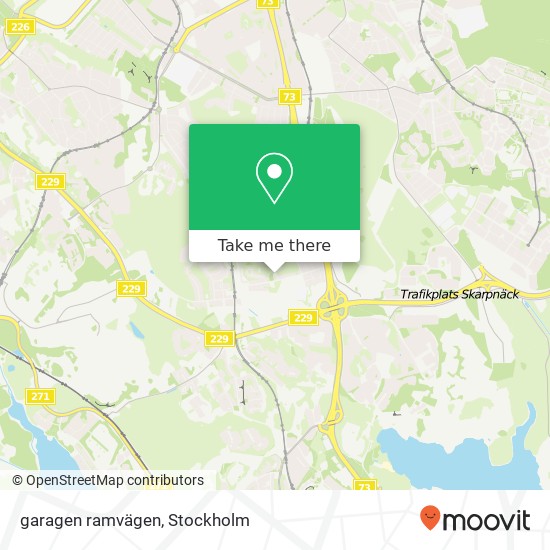 garagen ramvägen map