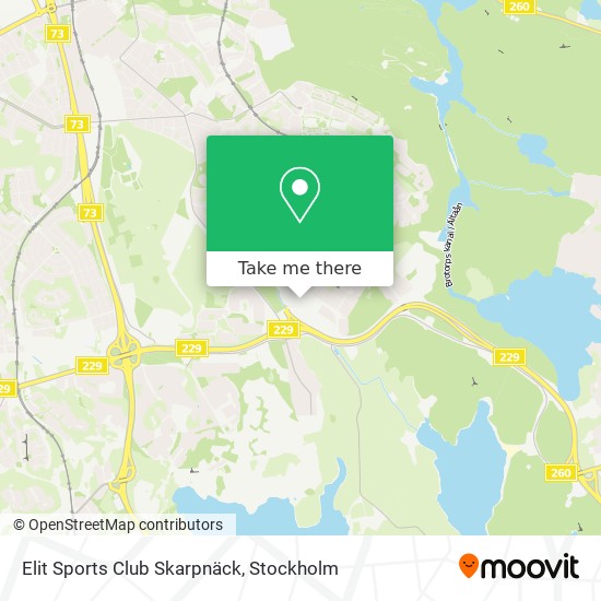 Elit Sports Club Skarpnäck map