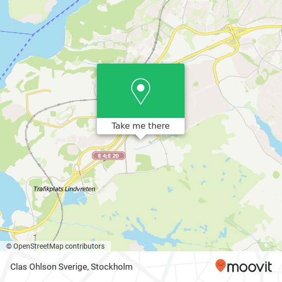Clas Ohlson Sverige map