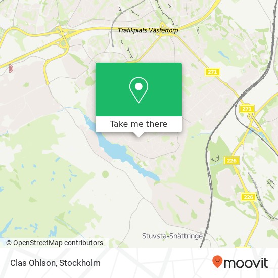 Clas Ohlson map