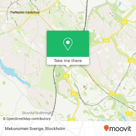 Mekonomen Sverige map