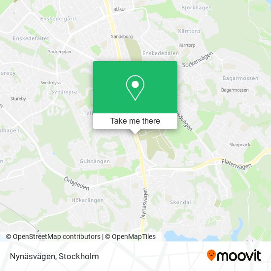 Nynäsvägen map