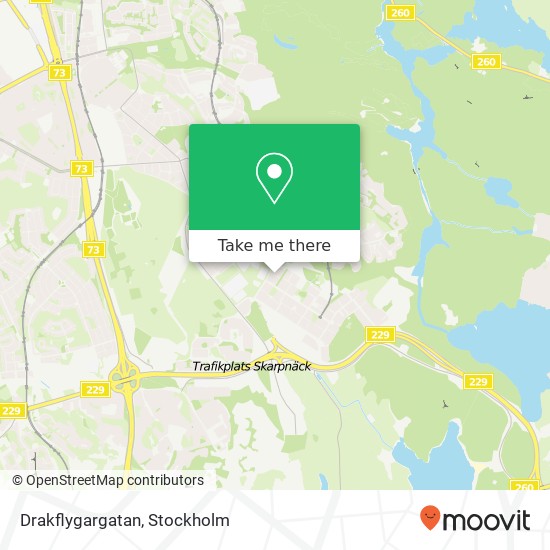 Drakflygargatan map