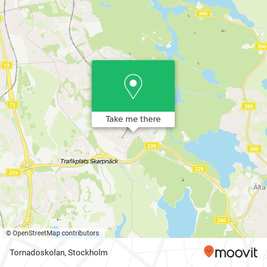 Tornadoskolan map