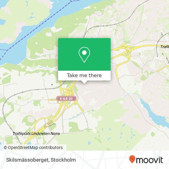 Skilsmässoberget map