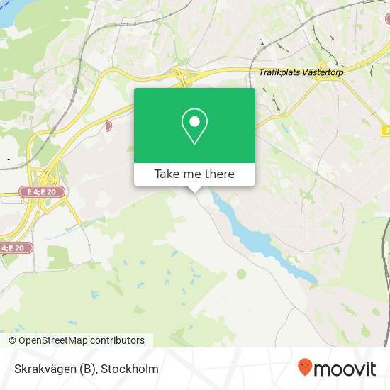 Skrakvägen (B) map