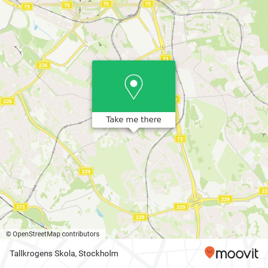 Tallkrogens Skola map