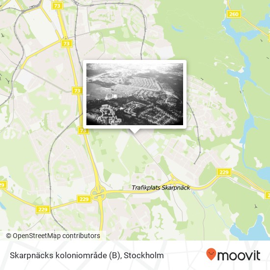 Skarpnäcks koloniområde (B) map